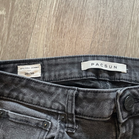 PacSun Black Skinny Jeans Modern Fit - Picture 3 of 6